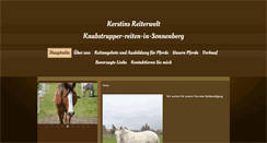 Desktop Screenshot of knabstrupper-reiten-in-sonneberg.de